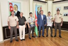 Çempion yanğınsöndürənlərlə görüş keçirilib – FOTO