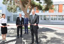 Prezident İlham Əliyev Sənaye və İnnovasiyalar üzrə Bakı Dövlət Peşə Təhsil Mərkəzinin açılışında iştirak edib
