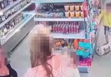 Binəqədidə marketdən viski oğurlamaqda şübhəli bilinən qadın saxlanılıb bineqedi-market-ogurluq