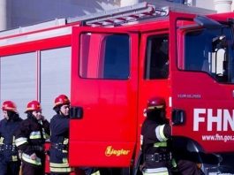 Binəqədidə anbar yanır – Video yangin