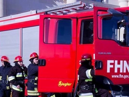 Binəqədidə anbar yanır – Video yangin