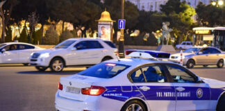 Binəqədidə yol polisi əməkdaşlarına müqavimət göstərən sürücü saxlanılıb polis