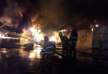 “Sobsan” boya fabrikində baş verən yanğının təfərrüatları – Xəsarət alanlar var sobsan-yangin