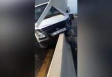 Binəqədi rayonunda yük maşını qəza törətdi – VİDEO