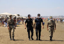 Polis çimərliklərdə nəzarət-profilaktik tədbirlər keçirir – Fotolar cimerlikde-nezaret