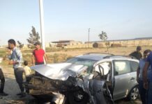 Binəqədidə ağır yol qəzası baş verib, xəsarət alan var – FOTO/VİDEO