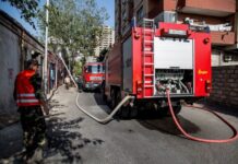 Binəqədidə beşmərtəbəli yaşayış binasında yanğın olub