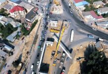 Sulutəpə dairəsində tikilən nəhəng yol qovşağı bu ilin sonu istifadəyə veriləcək