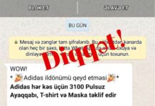 Vətəndaşların nəzərinə: “WhatsApp” üzərindən “fişinq” kampaniyaları həyata keçirilir – FOTO