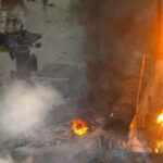 Binəqədidə yaşayış binasında yanğın baş verib bineqedi-yangin-partlayis