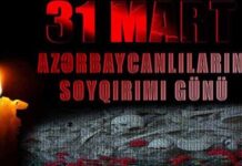 31 Mart soyqırımından 103 il ötür