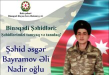 Binəqədinin qəhrəman oğlu – şəhid Əli Bayramov bineqedi-sehid-bayramov-eli