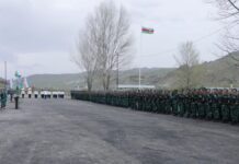 Ermənistanla sərhəddə yeni hərbi hissə fəaliyyətə başladı – FOTO