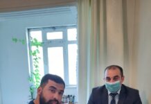 Binəqədi Rayon İcra Hakimiyyətinin şöbə müdiri qazimizi ziyarət etdi – FOTOLAR qazi-ziyaret-bineqedi