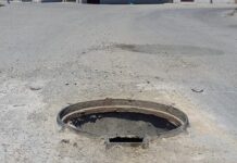 Binəqədidə kanalizasiya quyularının qapaqları oğurlanıb – Fotolar