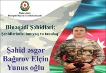 Binəqədinin qəhrəman oğlu: şəhid Elçin Bağırov – FOTO