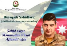 Vətənin igid oğlu, Binəqədili şəhid Vüsal Məmmədov – FOTOLAR sehid-vusal-memmedov