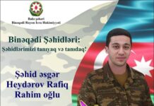 Binəqədinin qəhrəman oğlu – şəhid Rafiq Rahim