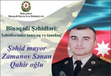 Binəqədinin qəhrəman oğlu – şəhid mayor Zamanov Sənan Qahir oğlu