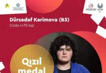 Binəqədi sakini Paralimpiya çempionu oldu – Təbrik edirik