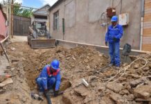 Binəqədinin su təchizatı sistemləri yaradılır – Fotolar