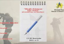 Binəqədidə “Müzəffər ordumuzun zəfər yürüşü” adlı onlayn inşa-yazı müsabiqəsi keçirilir