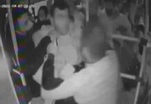 Binəqədidə avtobusda insident, sürücüyə ağır xəsarət yetirildi – Video