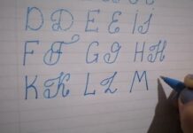 how to write english capital letters in four lines | cursive writing a to z how-to-write-english-capital-letters-in-four-lines-cursive-writing-a-to-z