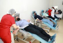 Binəqədi Rayon İcra Hakimiyyətinin də təşkilatçılığı ilə qanvermə aksiyası keçirilib – FOTOLAR qanverme-aksiyasi-bineqedi