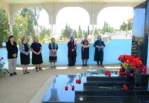 Doğum günü ilə əlaqədar Binəqədidə şəhidin məzarı ziyarət olunub – FOTOLAR sehid-salahli-vusal-bineqedi