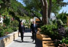 Prezident İlham Əliyev Bakıda yeni salınan parkda yaradılan şəraitlə tanış olub prezident-yeni-park-acilis