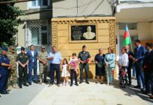 Binəqədi rayonunda şəhidin barelyefinin açılışı oldu – FOTOLAR bineqedi-sehid-barelyef.png