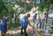 Binəqədi rayonu ərazisində təmizlik, abadlıq işləri davam etdirilir – FOTOLAR bineqedi-temizlik-abadliq.png