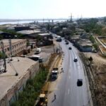 Bakıda sürücüdən MƏSULİYYƏTSİZ ADDIM: Yola beton tökdü – ANBAAN VİDEO bineqedi-yol-temiri-baksol-temir