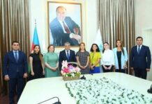 Binəqədi Rayon İcra Hakimiyyəti başçısının müavini Sevinc Süleymanovanın doğum günü münasibətilə görüş – FOTOLAR sevinc-suleymanova-ad-gunu