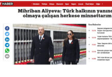 Mehriban Əliyevanın paylaşımı Türkiyə mediasının gündəmində mehriban-eliyeva-paylasim-vitse-prezident.png