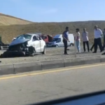 Aeroport yolunda AĞIR QƏZA – 2 piyadanı maşın vurdu – ANBAAN VİDEO