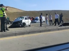 Aeroport yolunda AĞIR QƏZA – 2 piyadanı maşın vurdu – ANBAAN VİDEO