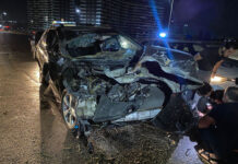 Binəqədi rayonu ərazisində ağır yol-nəqliyyat hadisəsi – Fotolar