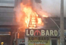 Binəqədidə obyekt yandı – Video