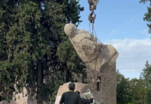 Xocavənddə erməni terrorçu Monte Melkonyanın abidəsi sökülüb – FOTO