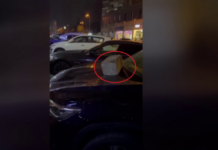 Binəqədi sakininin yeni aldığı avtomobilin üzərinə mişardaşı atdılar – VİDEO