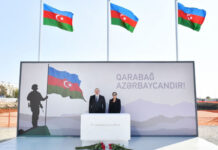 Prezident İlham Əliyev və birinci xanım Mehriban Əliyeva Bakıda inşası davam etdirilən Zəfər parkında olublar – Video