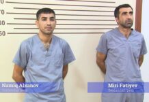 Binəqədidə marketdən ödəmə terminalını oğurlayan şəxslər saxlanılıblar – VİDEO