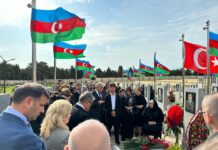 Binəqədidə Vətən müharibəsi şəhidi Anar Şükürovun xatirəsi anılıb – Foto