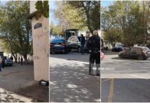 7-ci mikrorayonda avtomobil eyni anda iki qadını vurub