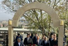 Binəqədidə Vətən müharibəsi şəhidi İbrahim İbrahimovun xatirəsi anılıb – Foto