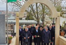 Binəqədidə Vətən müharibəsi şəhidi Tacir Əhmədovun xatirəsi anılıb – Foto