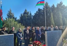 Binəqədidə Vətən müharibəsi şəhidi Turan Şərifovun xatirəsi anılıb – Foto