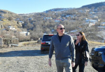 Prezident İlham Əliyev və Mehriban Əliyeva Qırmızı Bazar qəsəbəsində olublar